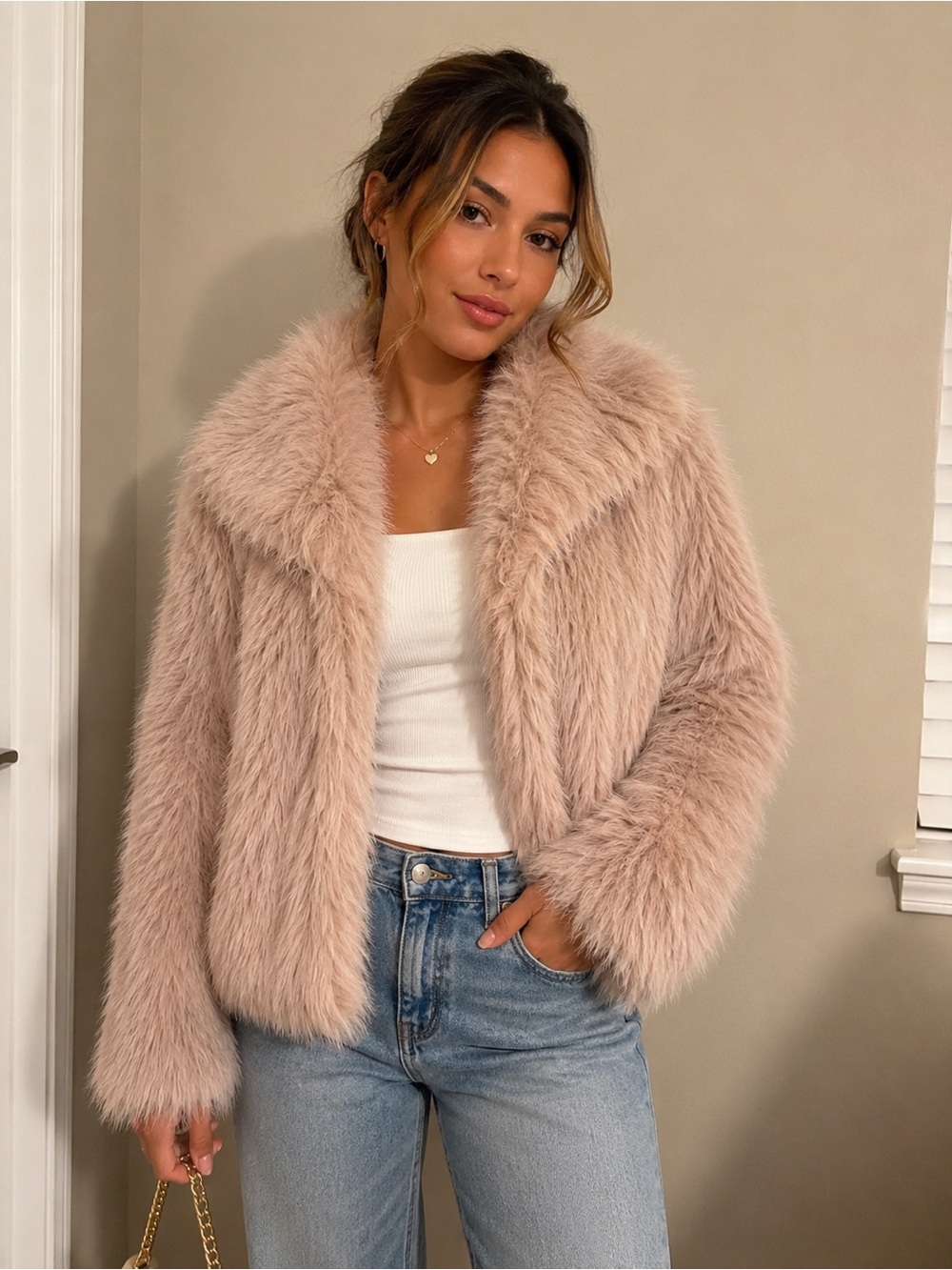 Simply Vera Vera Wang Blush Teddy Jacket